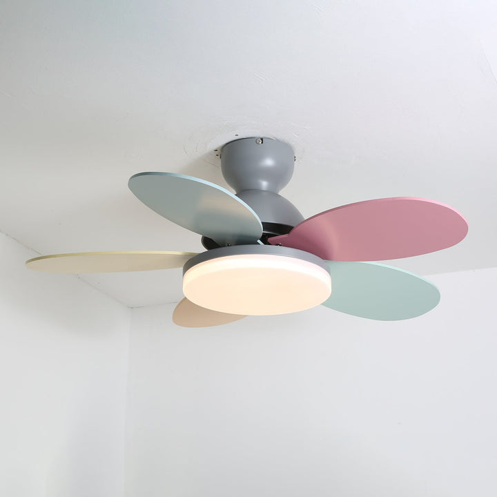 Lampa sufitowa wentylatora Petalo