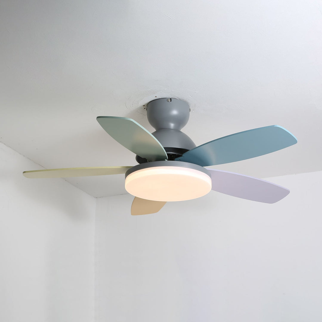 Lampa sufitowa wentylatora Petalo