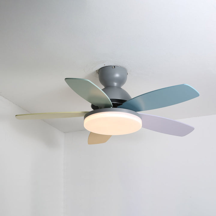 Lampa sufitowa wentylatora Petalo