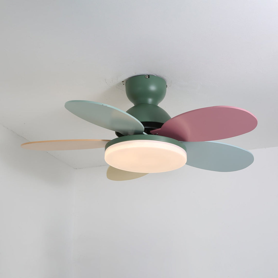 Lampa sufitowa wentylatora Petalo