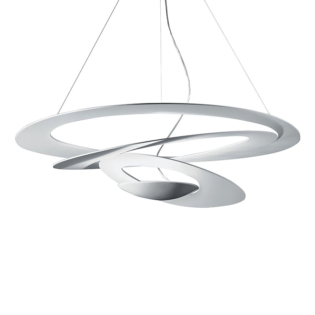 Biała Lampa Wisząca Spirala