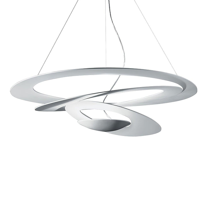Biała Lampa Wisząca Spirala