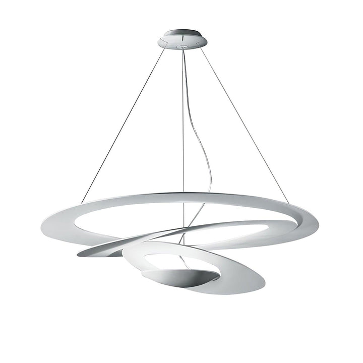 Biała Lampa Wisząca Spirala