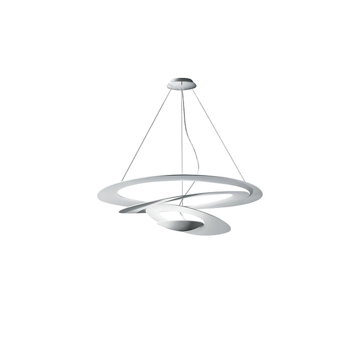 Biała Lampa Wisząca Spirala