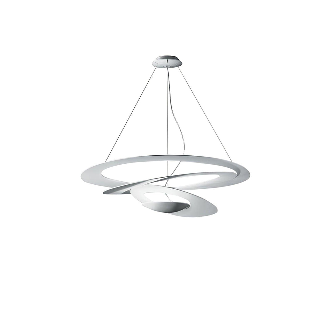 Biała Lampa Wisząca Spirala