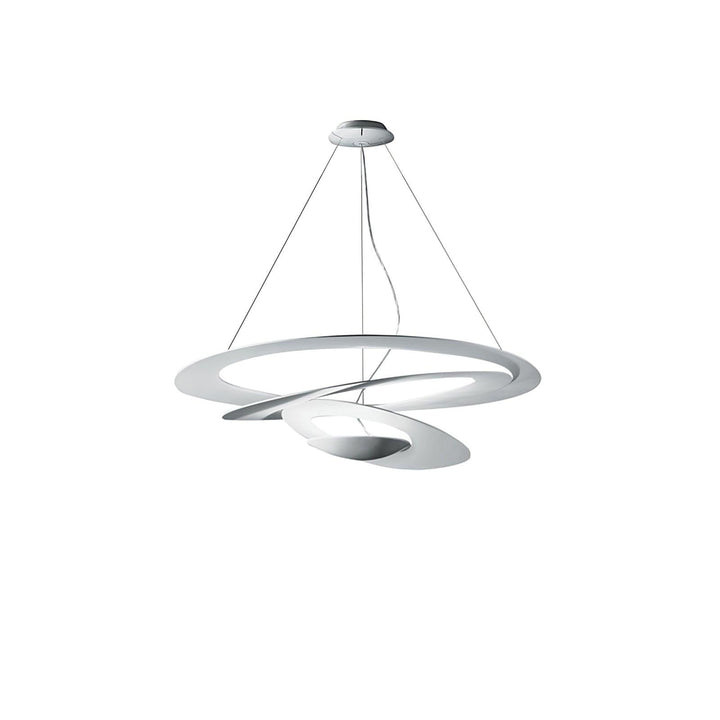 Biała Lampa Wisząca Spirala