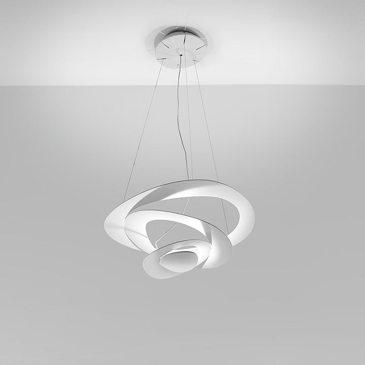 Biała Lampa Wisząca Spirala