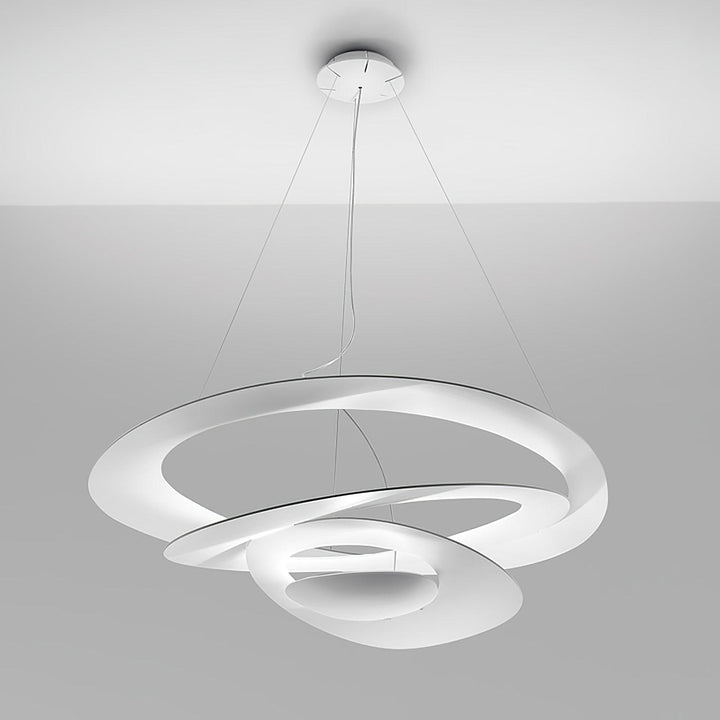 Biała Lampa Wisząca Spirala