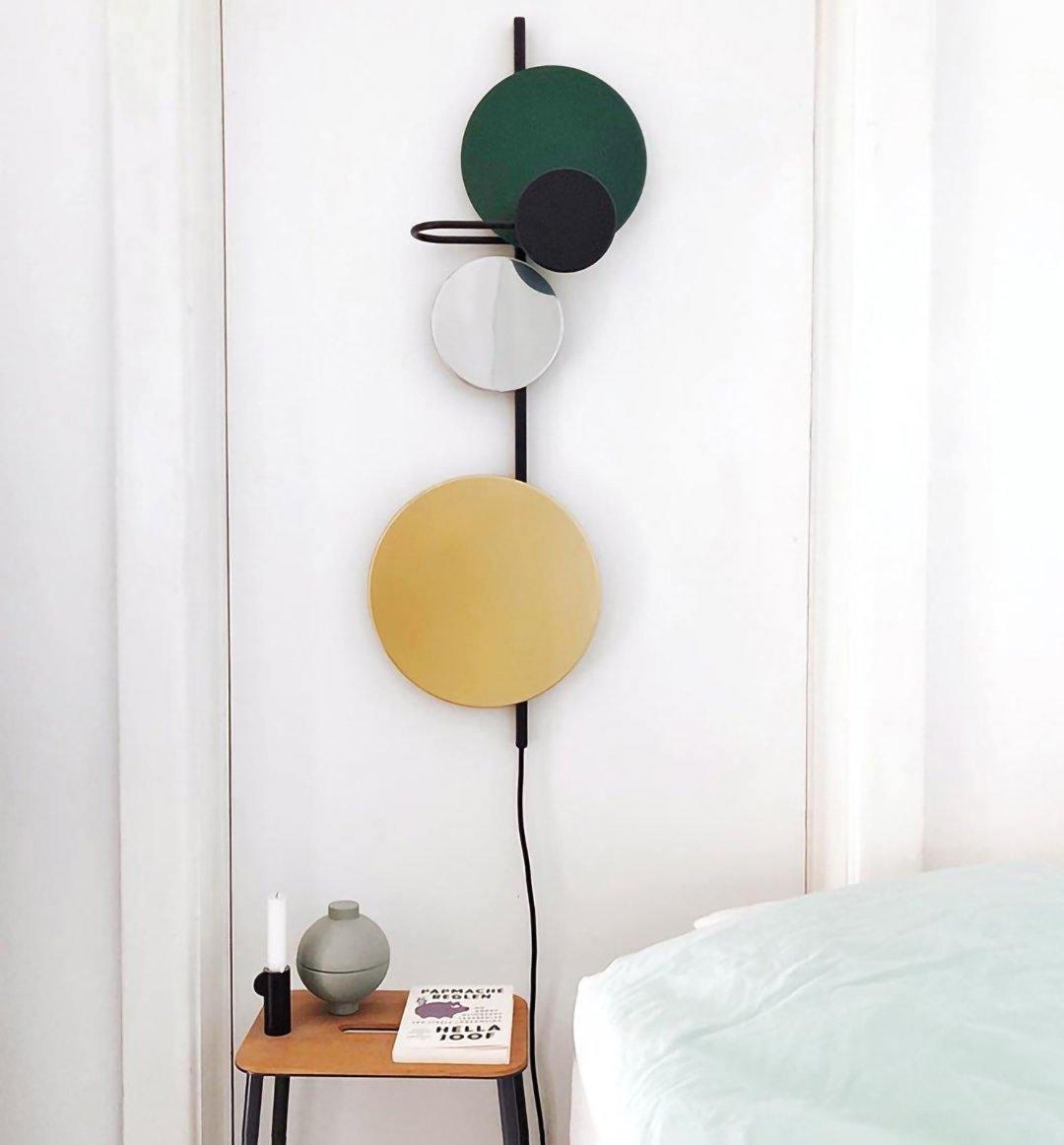 Lampa Ścienna Planet z wtyczką