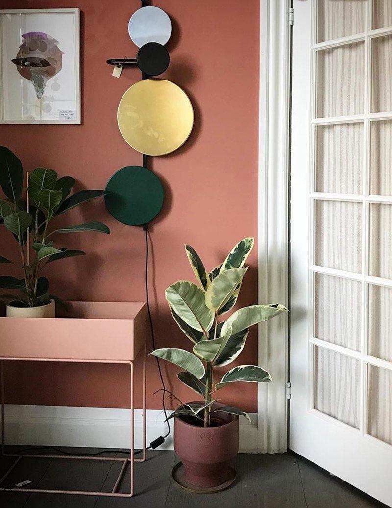 Lampa Ścienna Planet z wtyczką