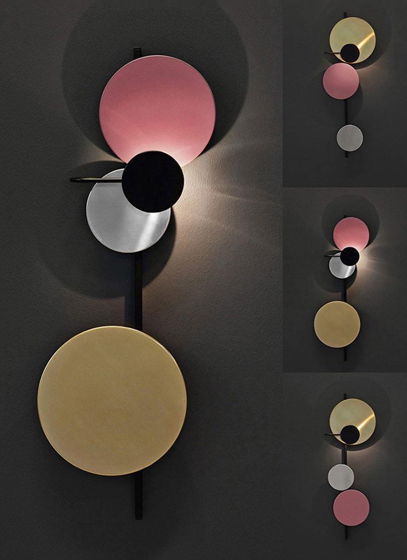 Lampa Ścienna Planet z wtyczką