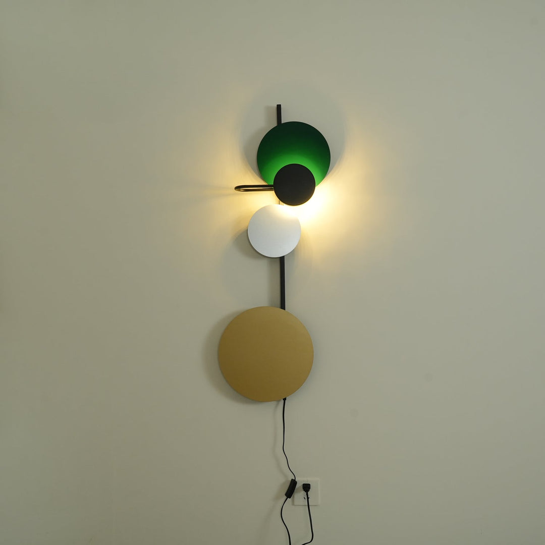 Lampa Ścienna Planet z wtyczką