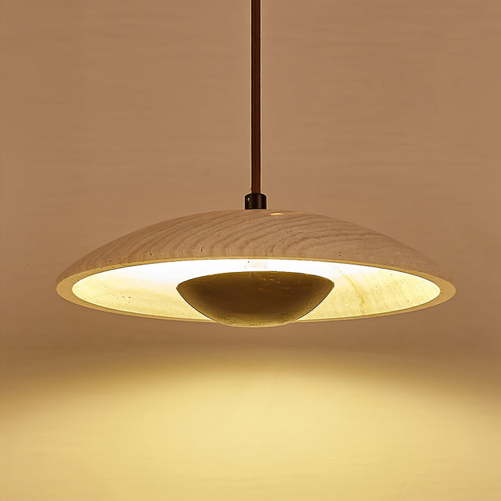 Lampa Wisząca Solara z Drewna