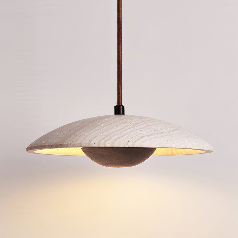 Lampa Wisząca Solara z Drewna