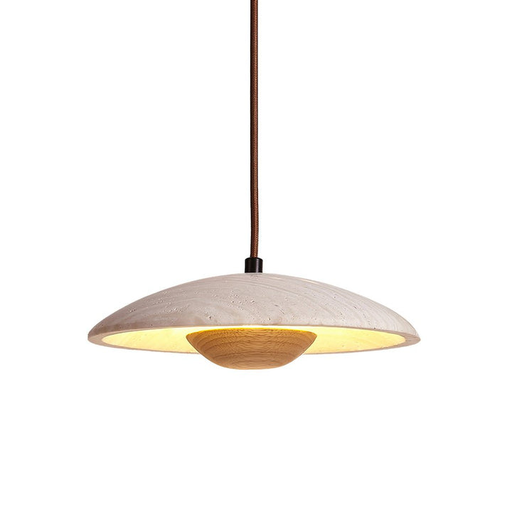 Lampa Wisząca Solara z Drewna