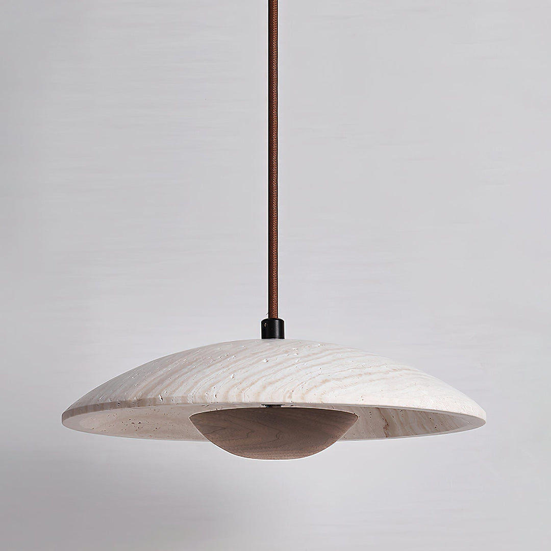 Lampa Wisząca Solara z Drewna