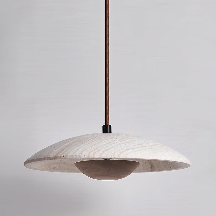 Lampa Wisząca Solara z Drewna