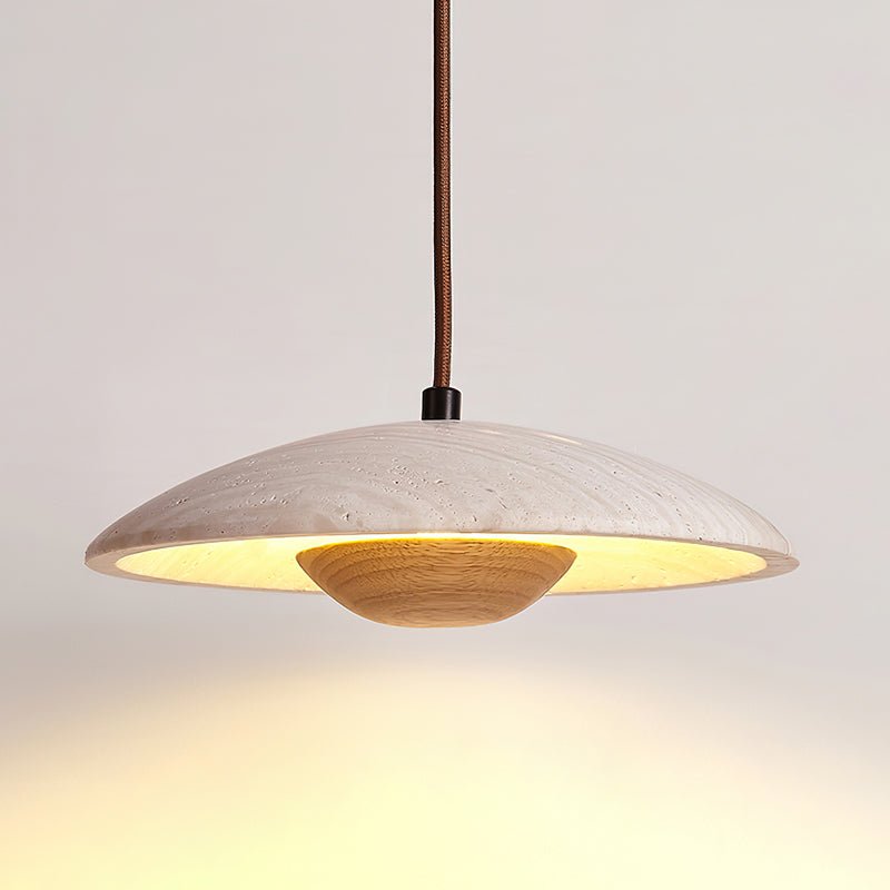 Lampa Wisząca Solara z Drewna
