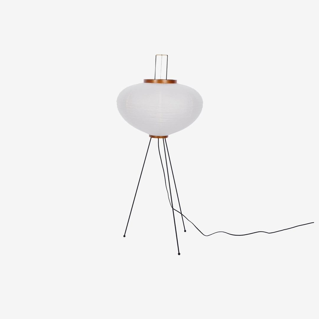 Lampa podłogowa z papieru ryżowego