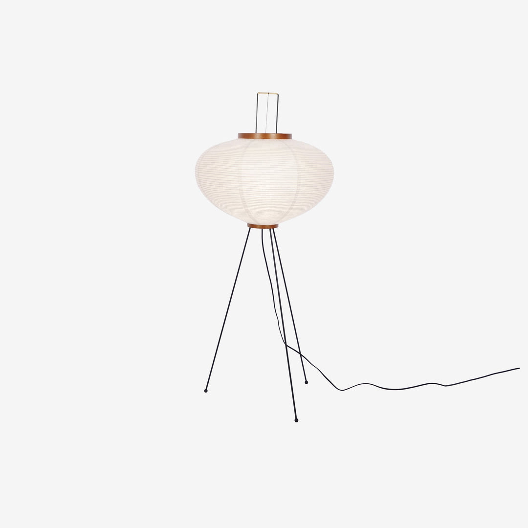 Lampa podłogowa z papieru ryżowego