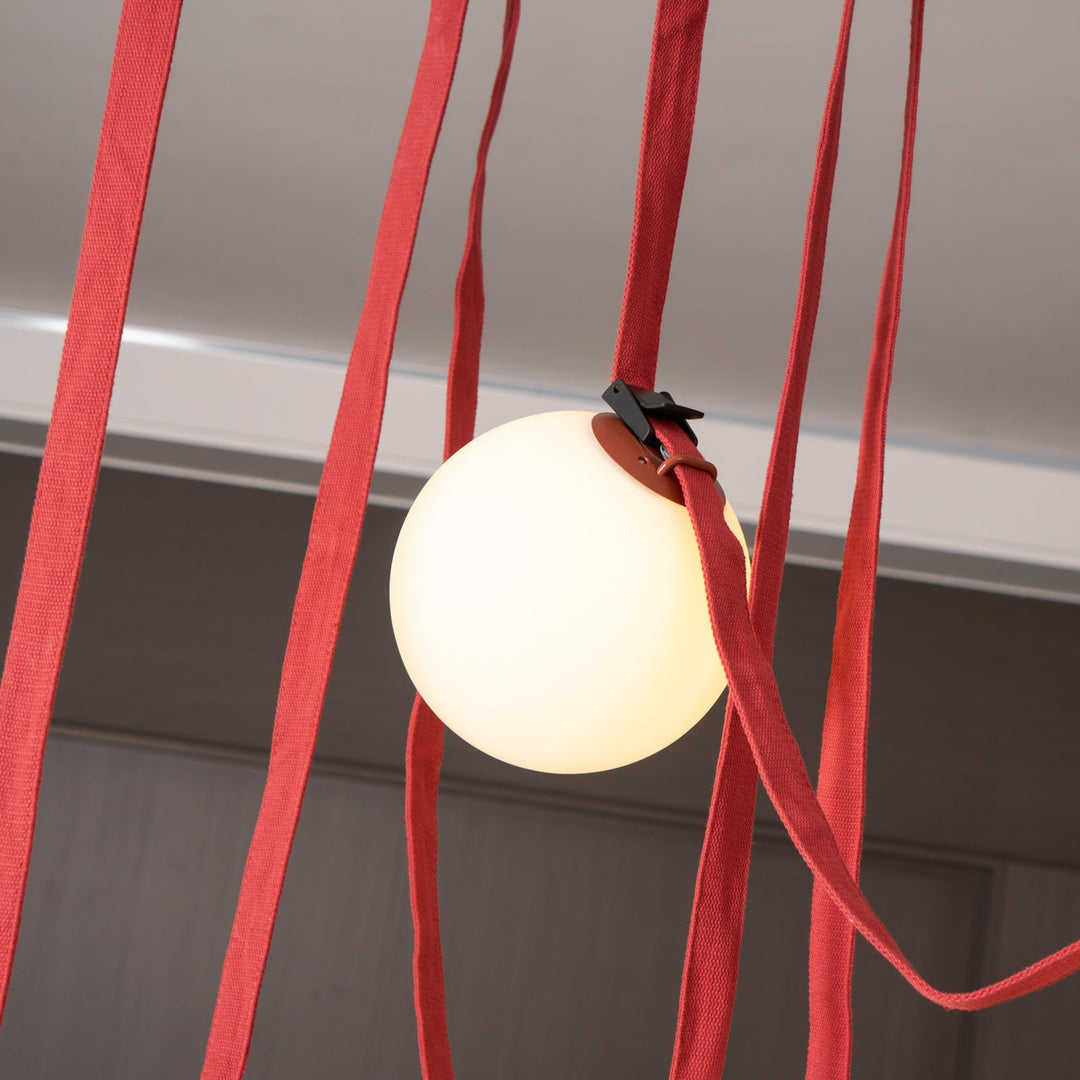 Wielokrotna Lampa Wisząca z Paskami