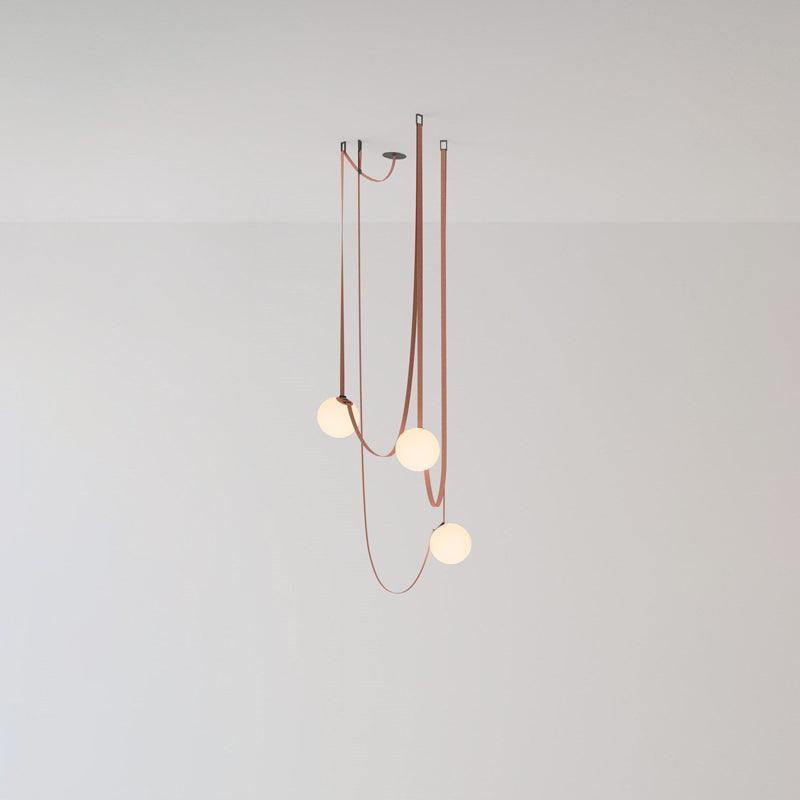 Wielokrotna Lampa Wisząca z Paskami