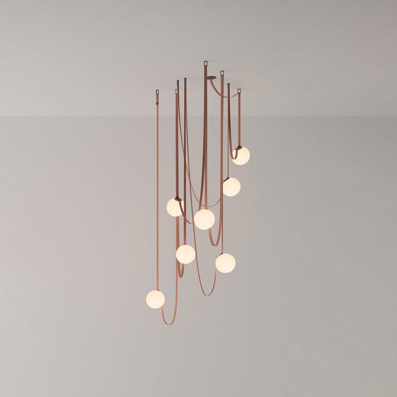 Wielokrotna Lampa Wisząca z Paskami