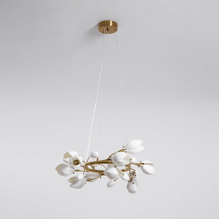 Żyrandol Porcelanowy Magnolia