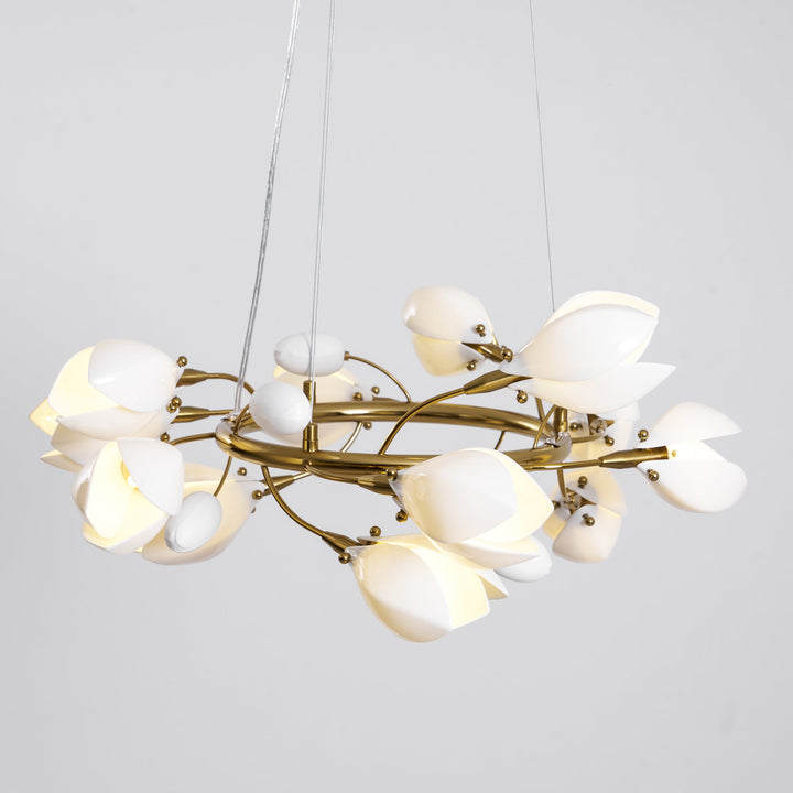 Żyrandol Porcelanowy Magnolia