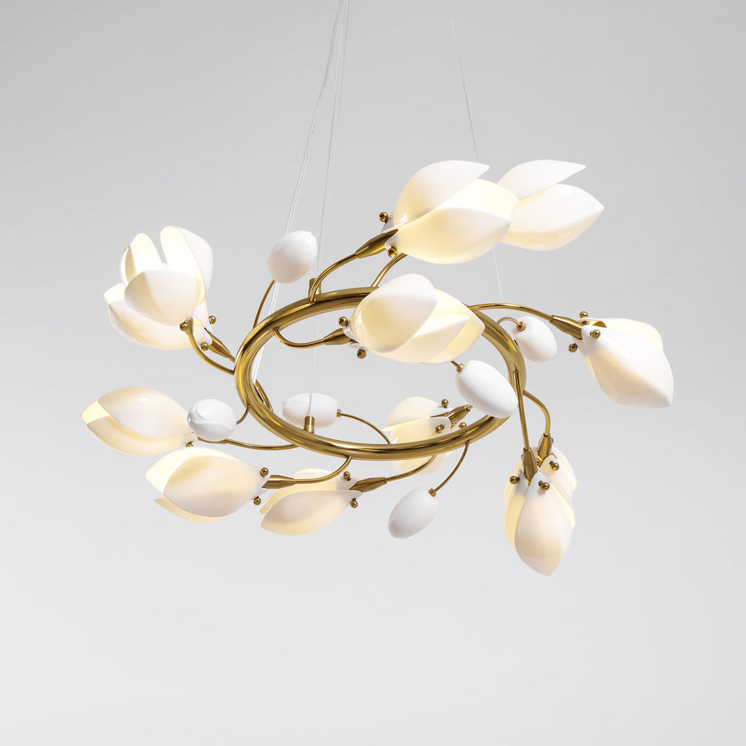 Żyrandol Porcelanowy Magnolia