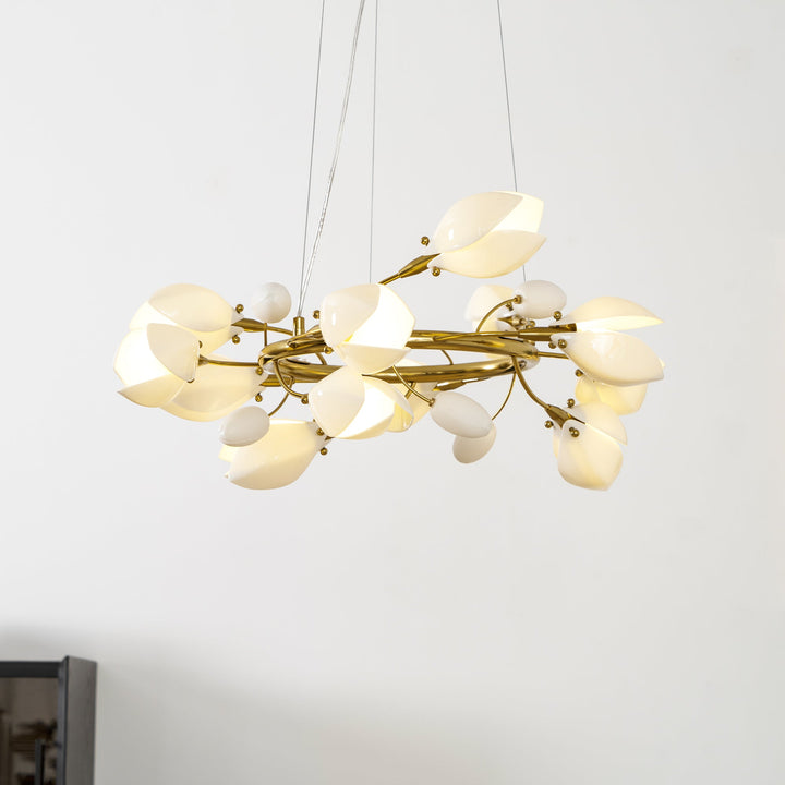 Żyrandol Porcelanowy Magnolia