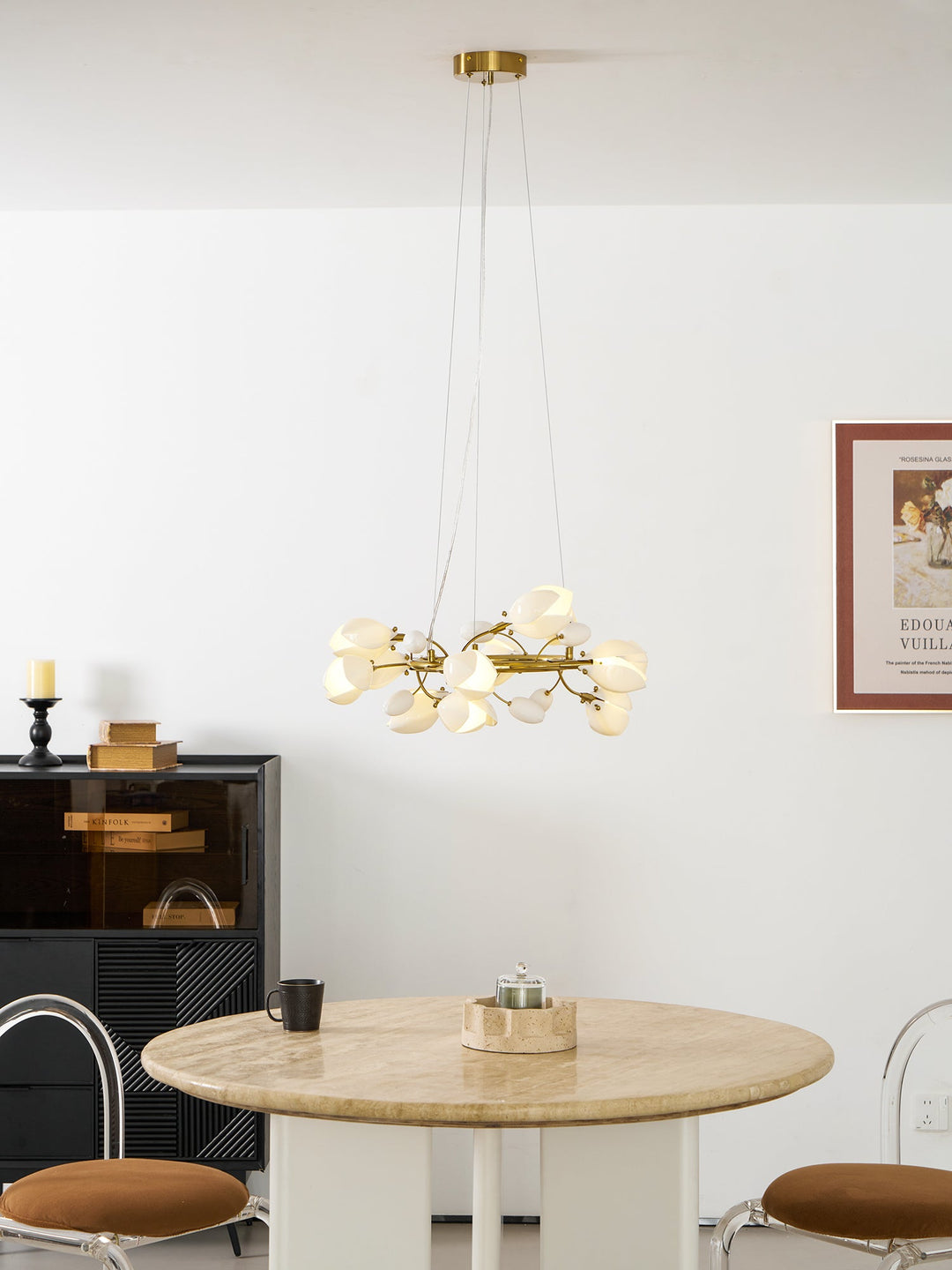 Żyrandol Porcelanowy Magnolia