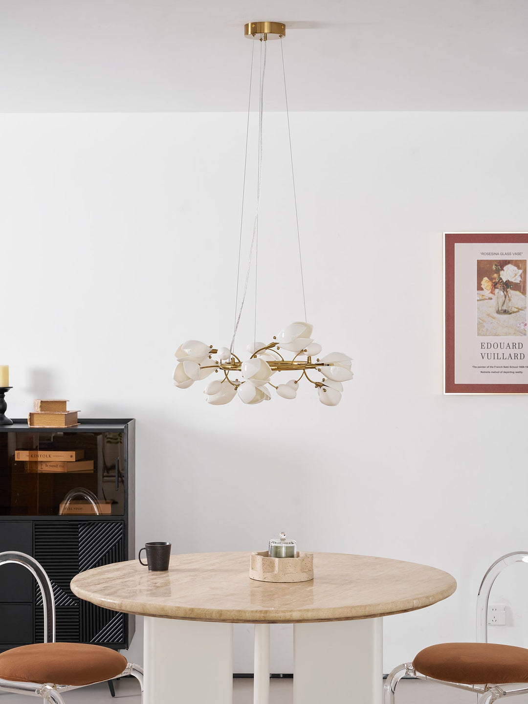 Żyrandol Porcelanowy Magnolia