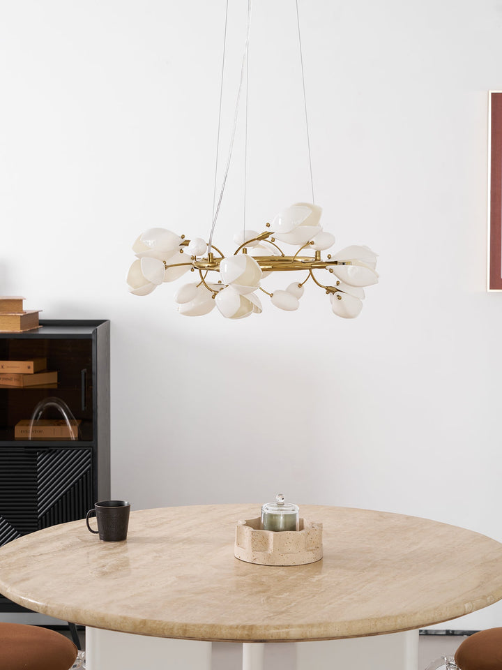 Żyrandol Porcelanowy Magnolia