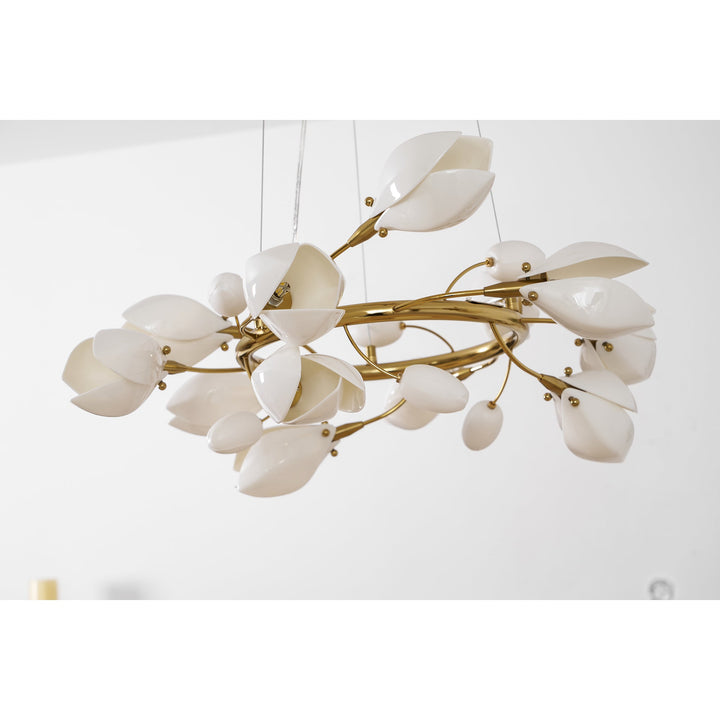 Żyrandol Porcelanowy Magnolia