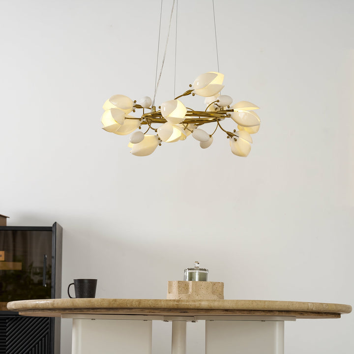 Żyrandol Porcelanowy Magnolia