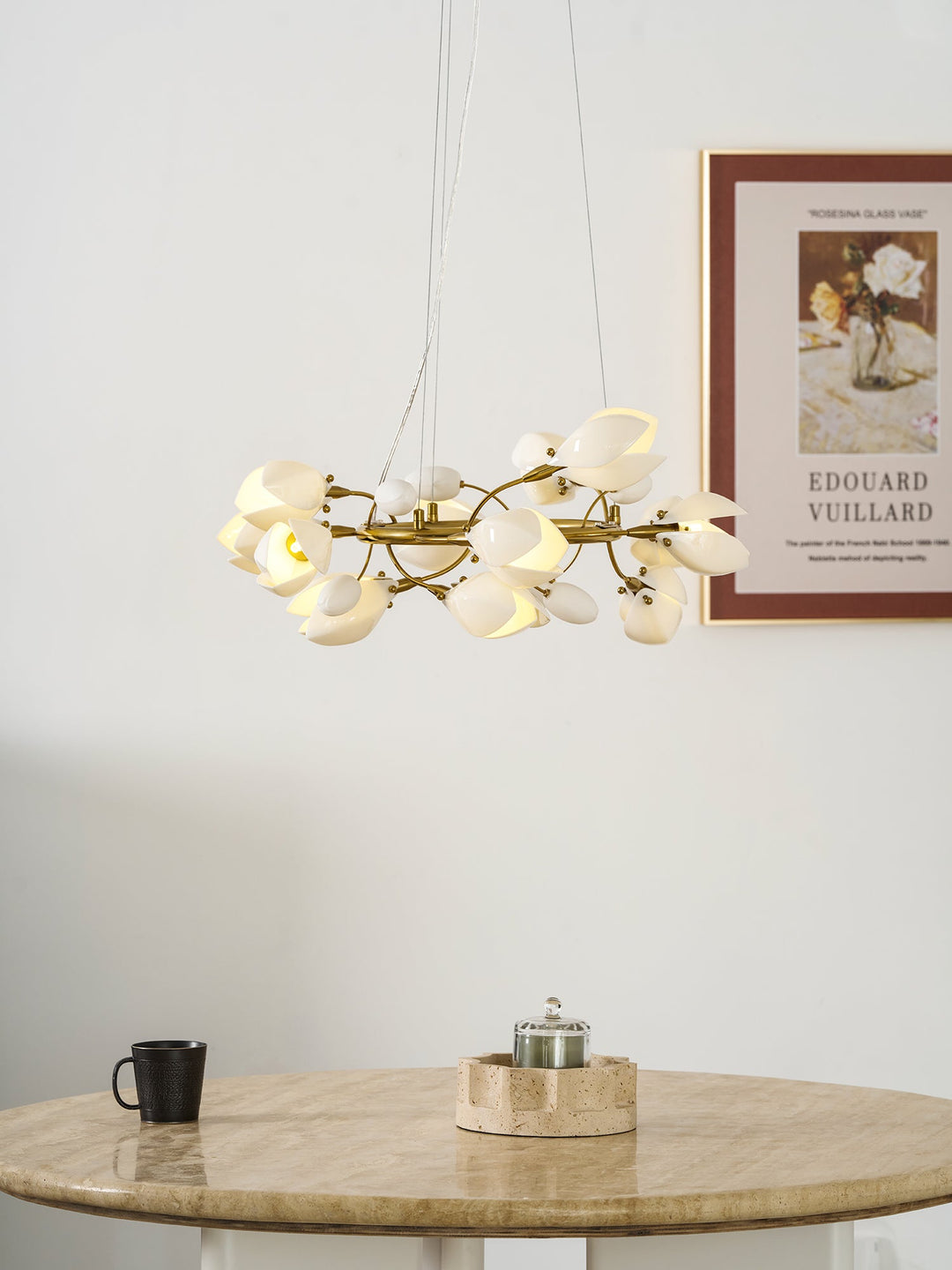 Żyrandol Porcelanowy Magnolia