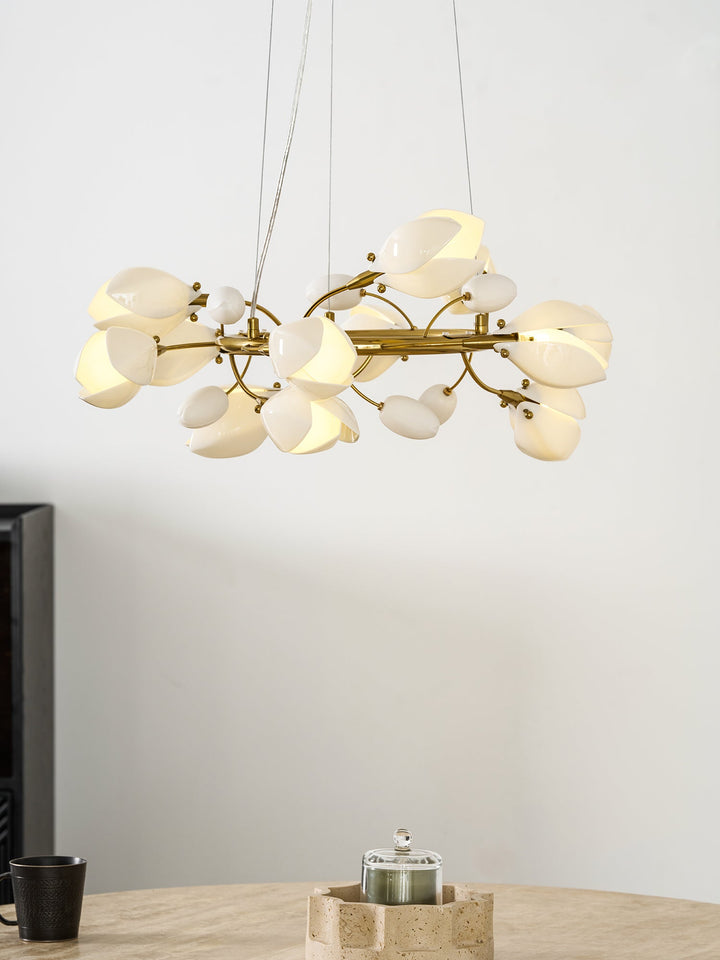 Żyrandol Porcelanowy Magnolia