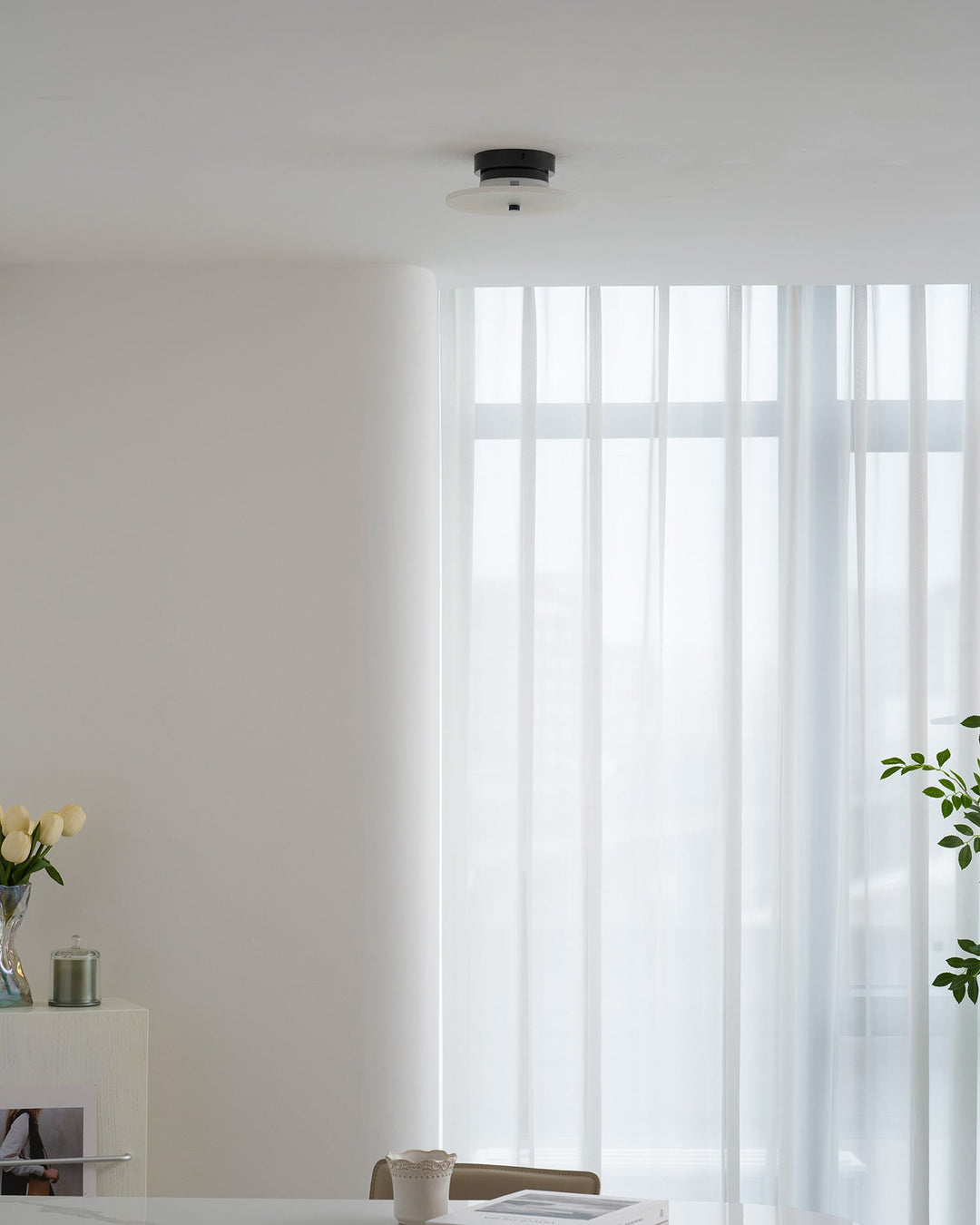 Lampa sufitowa Ankeny Alabaster