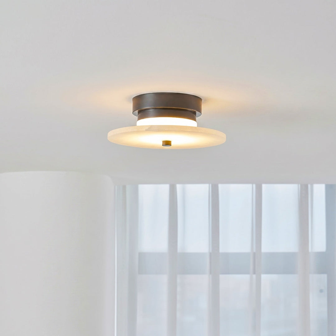 Lampa sufitowa Ankeny Alabaster