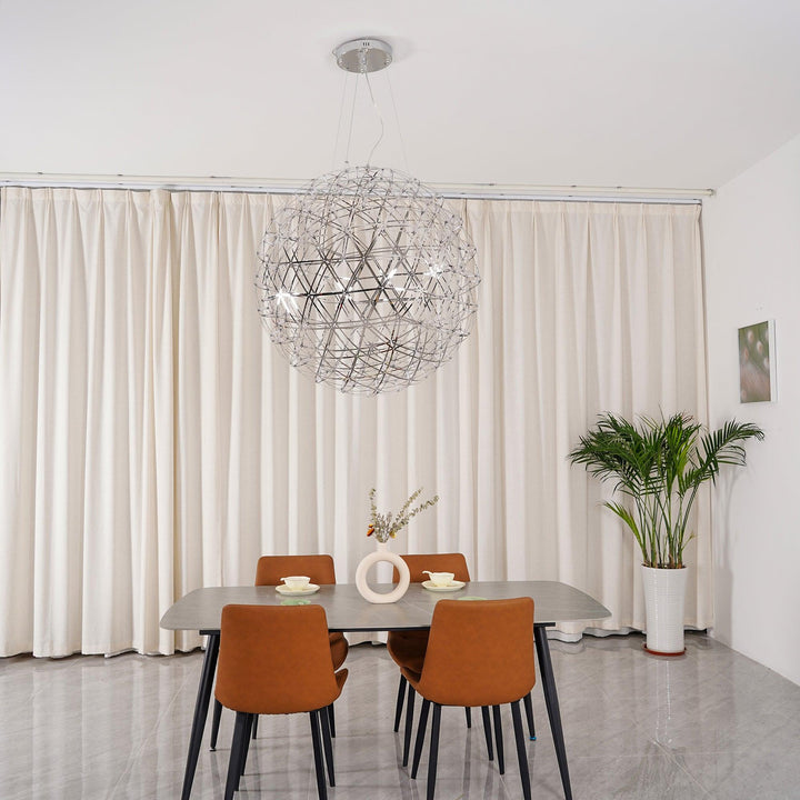Srebrna Lampa Wisząca Spark Ball