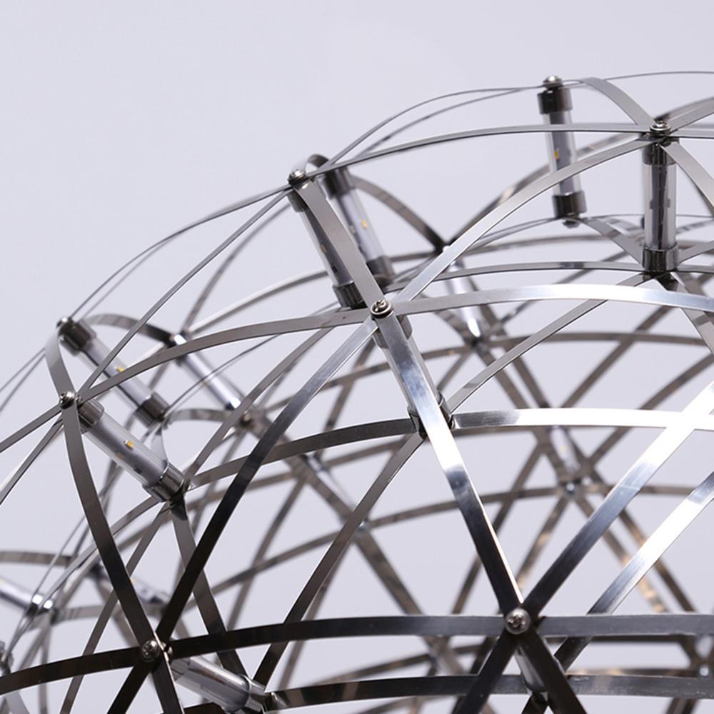 Srebrna Lampa Wisząca Spark Ball