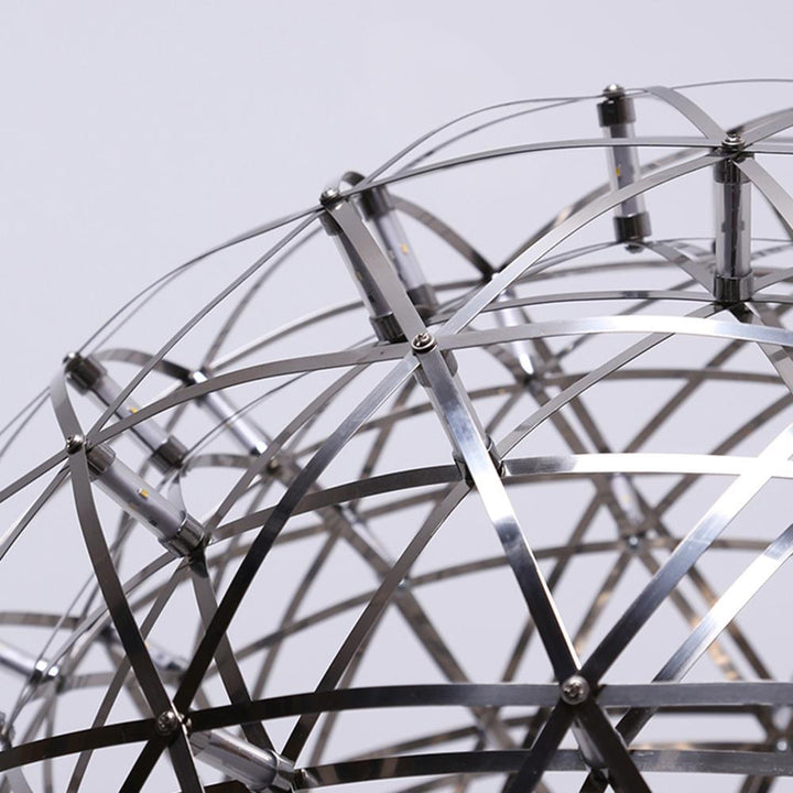 Srebrna Lampa Wisząca Spark Ball