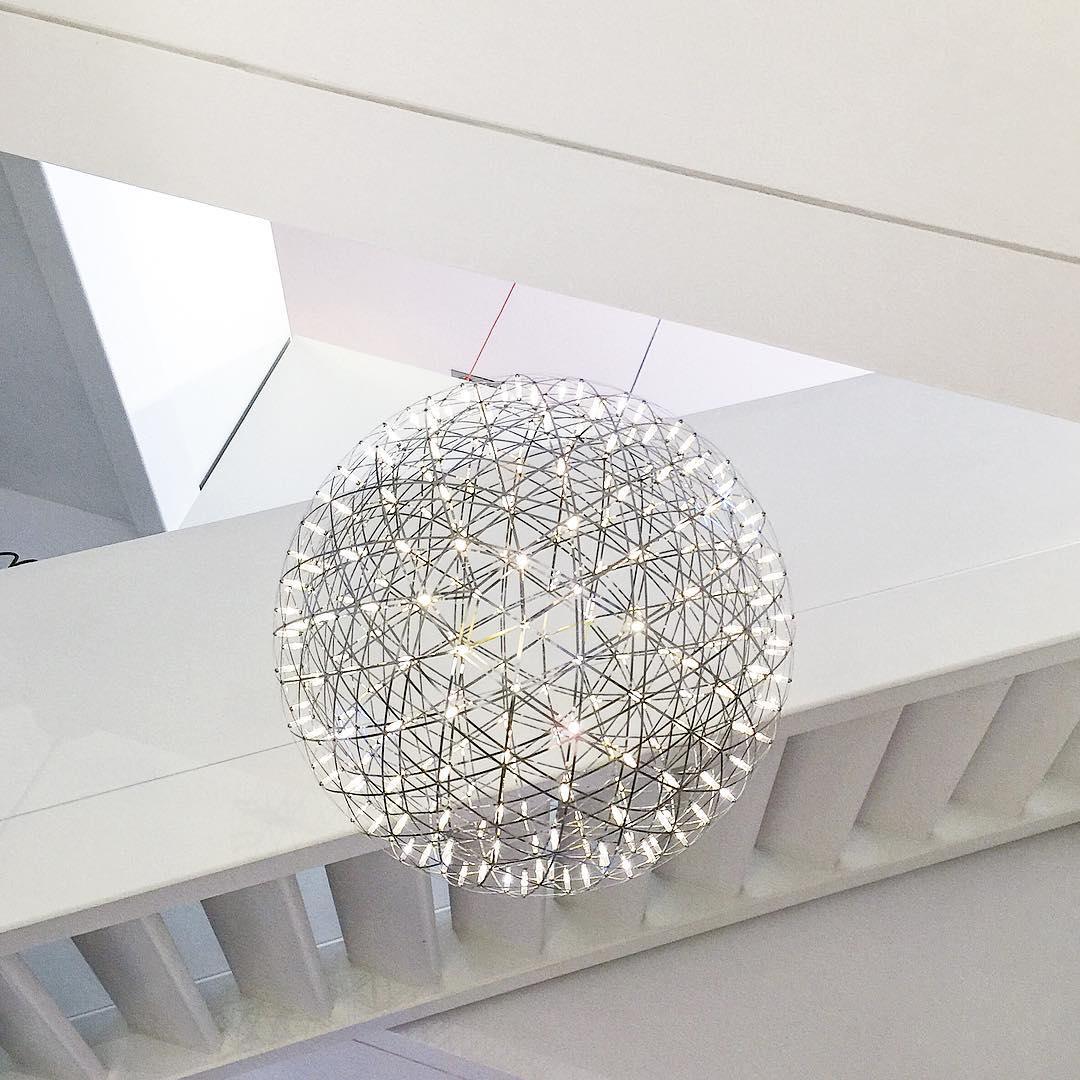 Srebrna Lampa Wisząca Spark Ball