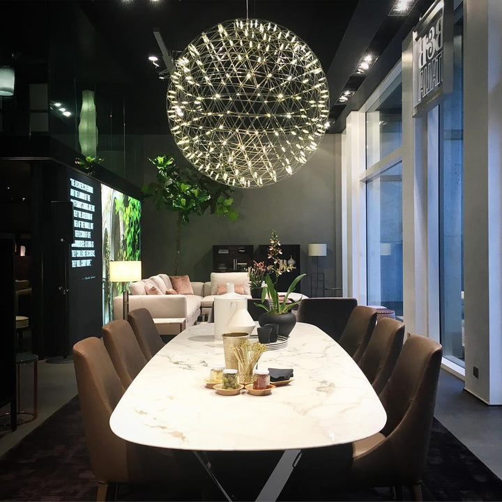 Złota Lampa Wisząca Spark Ball