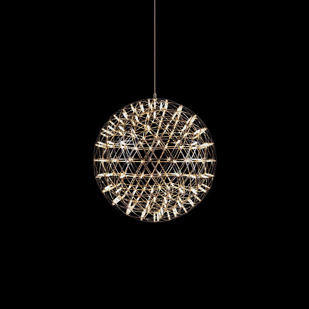 Srebrna Lampa Wisząca Spark Ball