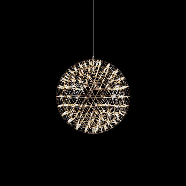 Srebrna Lampa Wisząca Spark Ball