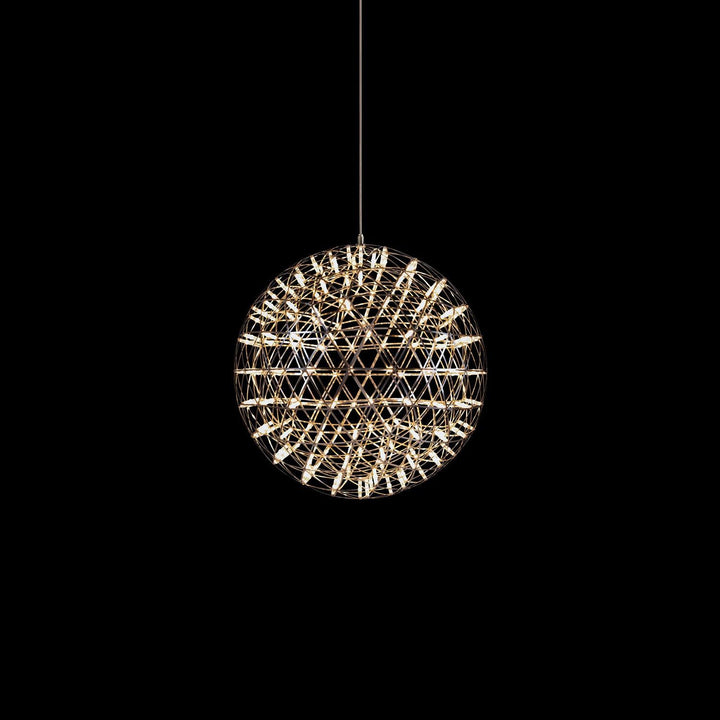 Srebrna Lampa Wisząca Spark Ball