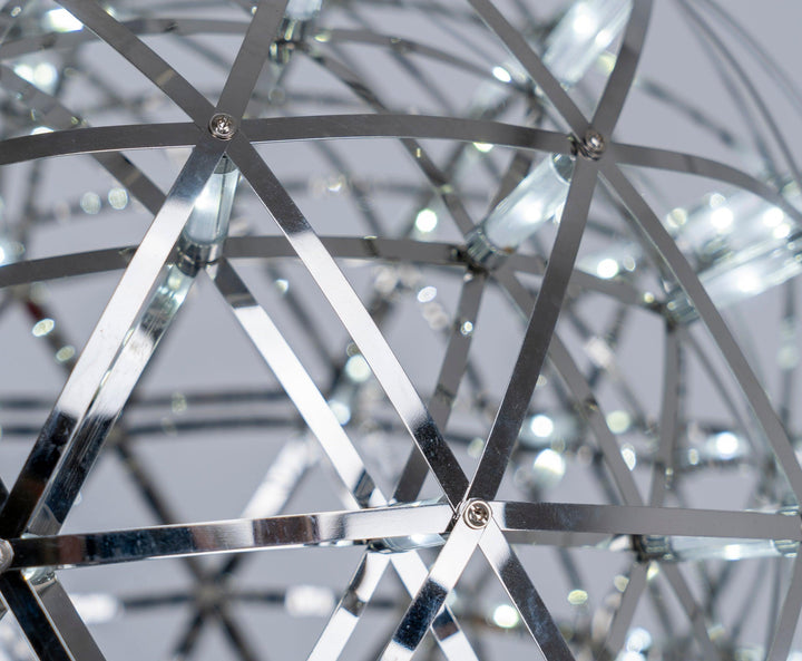 Srebrna Lampa Wisząca Spark Ball