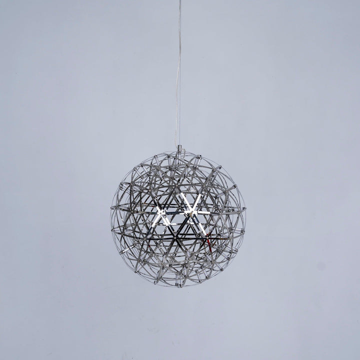 Srebrna Lampa Wisząca Spark Ball